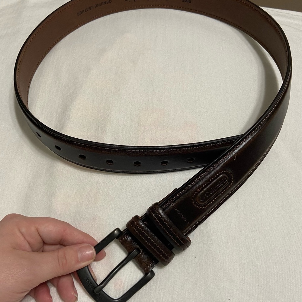 NWT Columbia Genuine Leather Belt